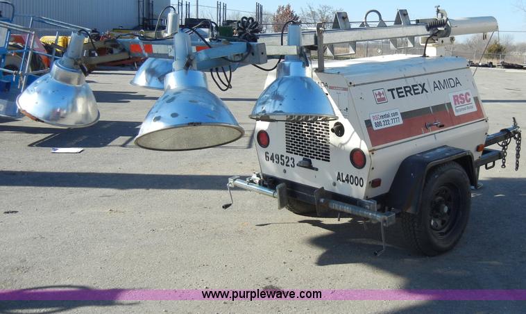 image for item A3374 2006 Terex Amida AL4000 towable light tower