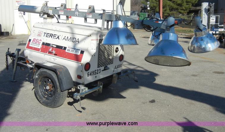 image for item A3374 2006 Terex Amida AL4000 towable light tower