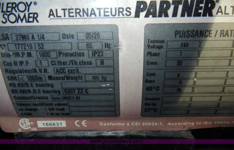 image for item A3377 2005 Terex Amida AL4000 towable light tower