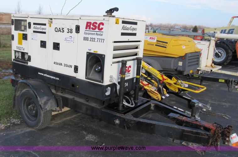 image for item B2564 2005 Atlas Copco QAS38 portable generator
