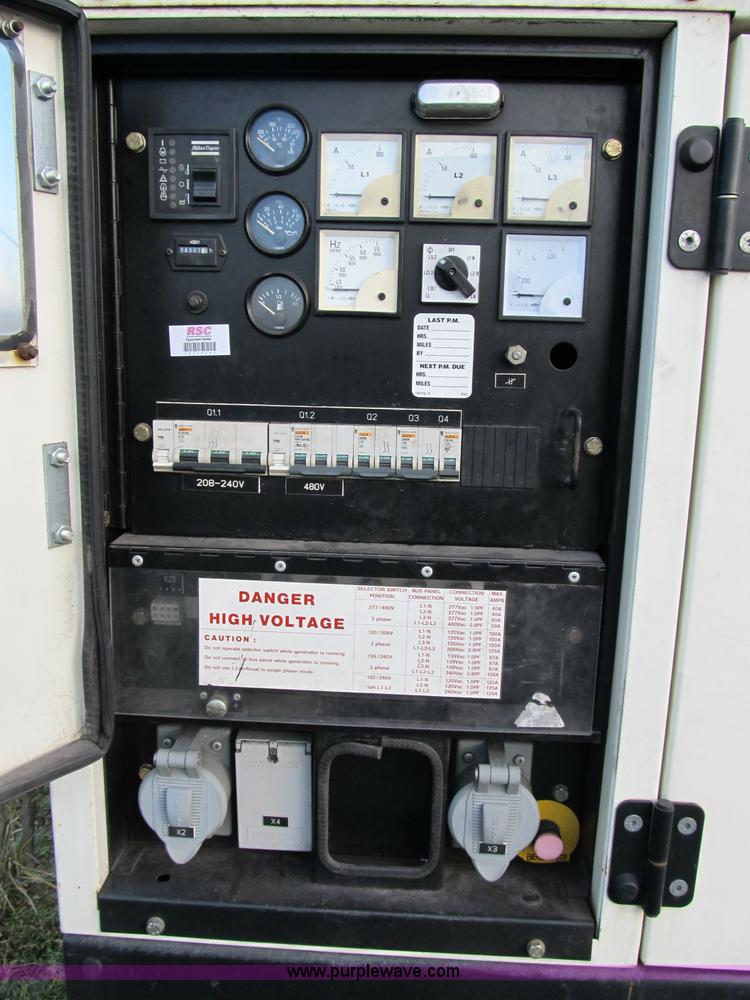 image for item B2564 2005 Atlas Copco QAS38 portable generator