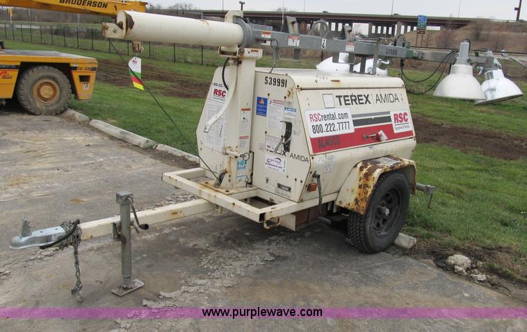 image for item B2565 2005 Terex Amida AL4060D towable light tower