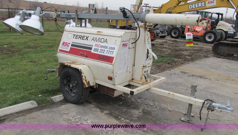 image for item B2565 2005 Terex Amida AL4060D towable light tower