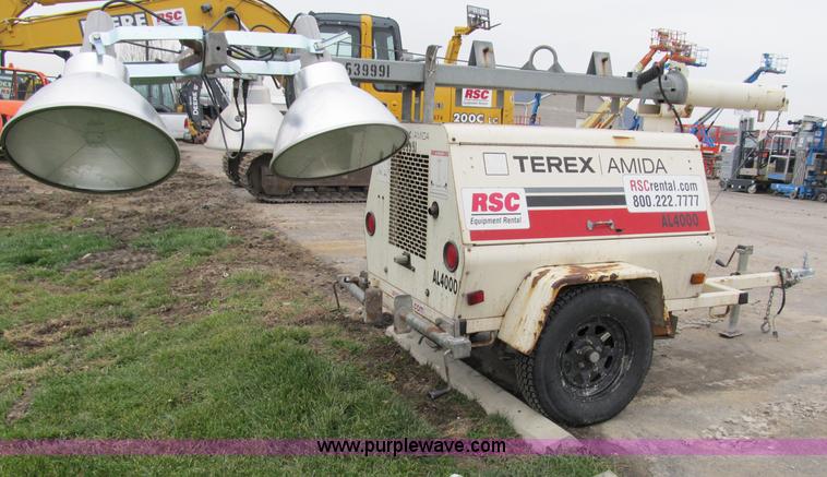 image for item B2565 2005 Terex Amida AL4060D towable light tower