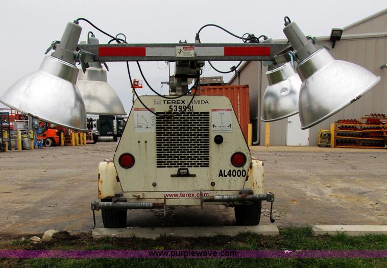 image for item B2565 2005 Terex Amida AL4060D towable light tower