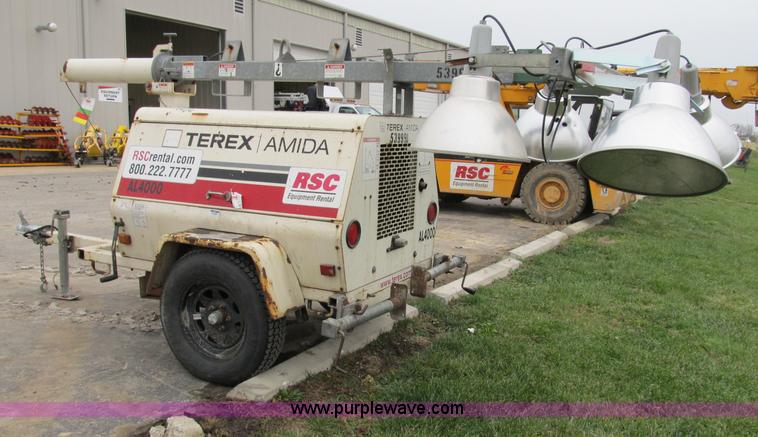 image for item B2565 2005 Terex Amida AL4060D towable light tower