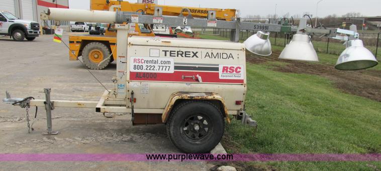 image for item B2565 2005 Terex Amida AL4060D towable light tower