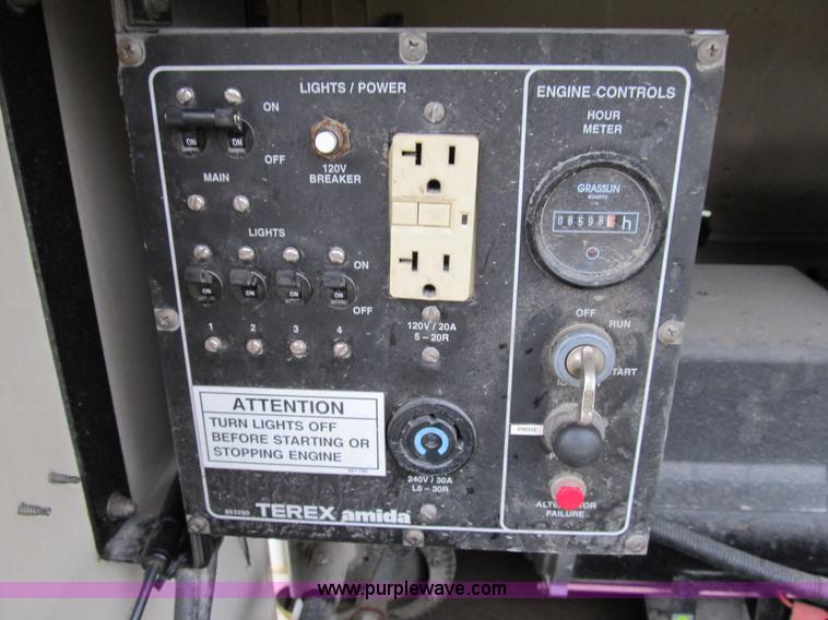 image for item B2565 2005 Terex Amida AL4060D towable light tower