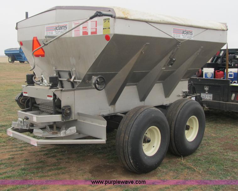 image for item A5209 Adams HLS eight ton fertilizer/lime spreader