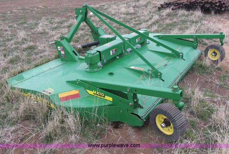 image for item A5211 John Deere MX10 rotary mower