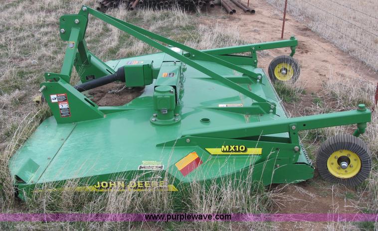 image for item A5211 John Deere MX10 rotary mower