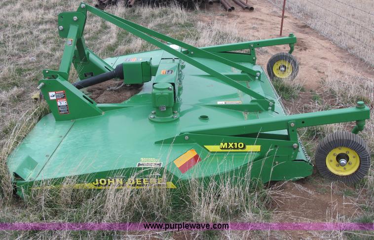 image for item A5211 John Deere MX10 rotary mower