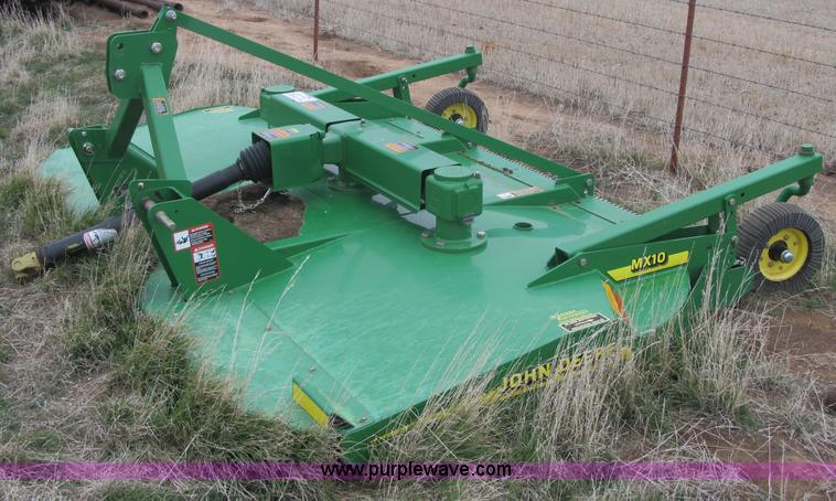 image for item A5211 John Deere MX10 rotary mower