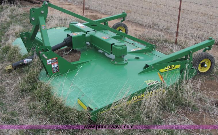image for item A5211 John Deere MX10 rotary mower