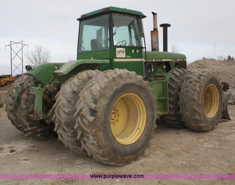 image for item A6583 1980 John Deere 8640 4WD tractor with blade