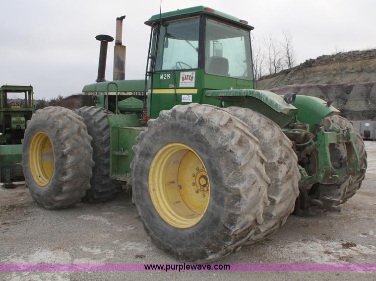 image for item A6583 1980 John Deere 8640 4WD tractor with blade