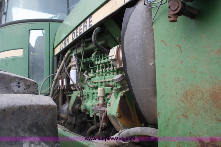 image for item A6583 1980 John Deere 8640 4WD tractor with blade