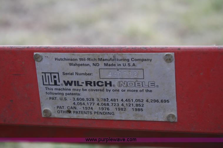 image for item A6596 Wil-Rich 2800 field cultivator