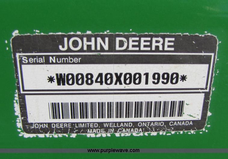 image for item B2141 John Deere 840 loader