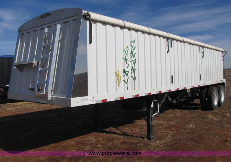 image for item B2145 2011 Travalong 34' dual hopper grain trailer