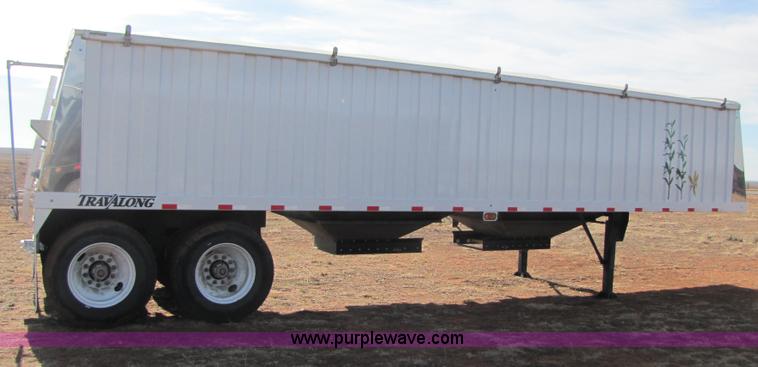 image for item B2145 2011 Travalong 34' dual hopper grain trailer