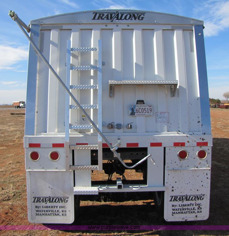 image for item B2145 2011 Travalong 34' dual hopper grain trailer