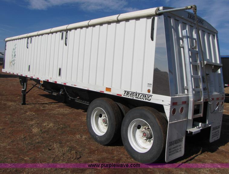 image for item B2145 2011 Travalong 34' dual hopper grain trailer
