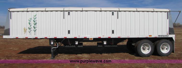 image for item B2145 2011 Travalong 34' dual hopper grain trailer