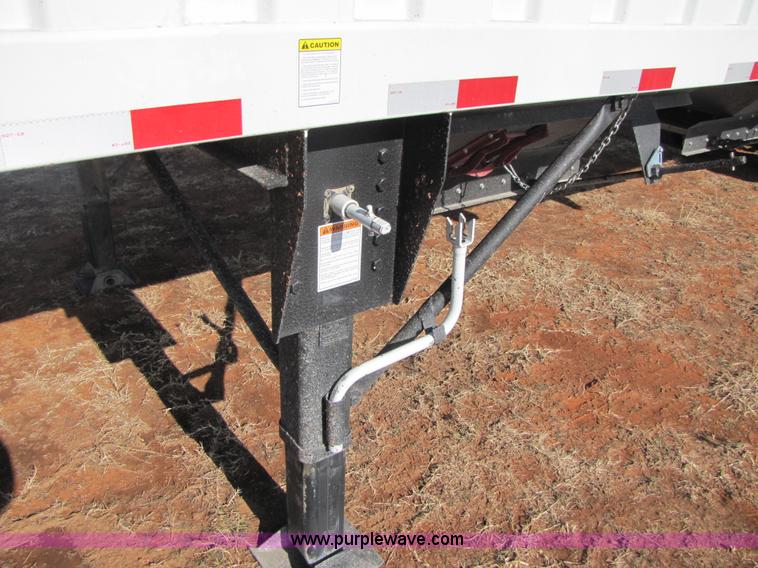 image for item B2145 2011 Travalong 34' dual hopper grain trailer