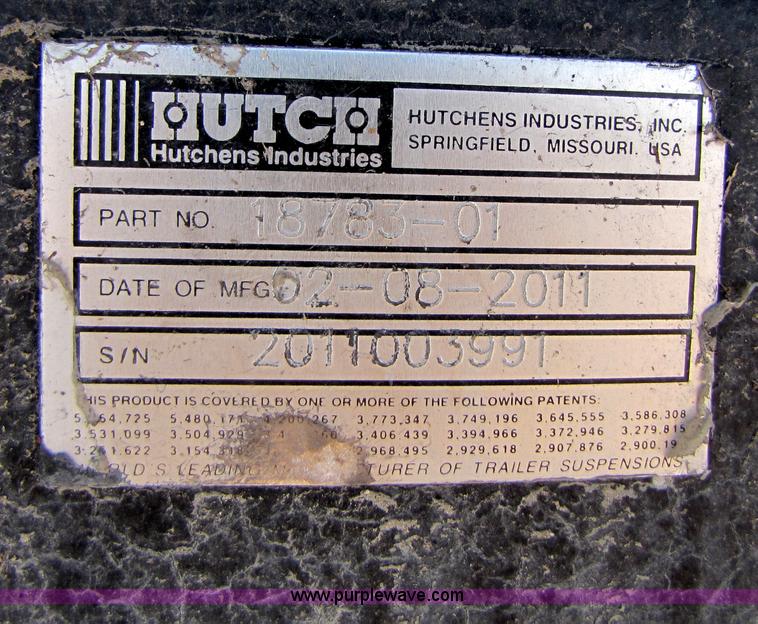 image for item B2145 2011 Travalong 34' dual hopper grain trailer