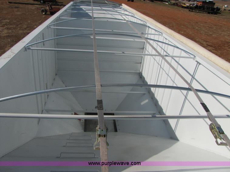 image for item B2145 2011 Travalong 34' dual hopper grain trailer