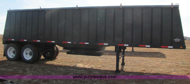 image for item B2146 2010 Genuine 32' dual hopper grain trailer