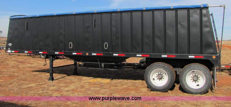 image for item B2146 2010 Genuine 32' dual hopper grain trailer