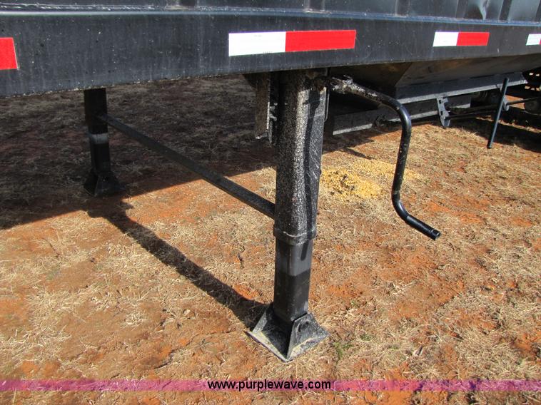 image for item B2146 2010 Genuine 32' dual hopper grain trailer