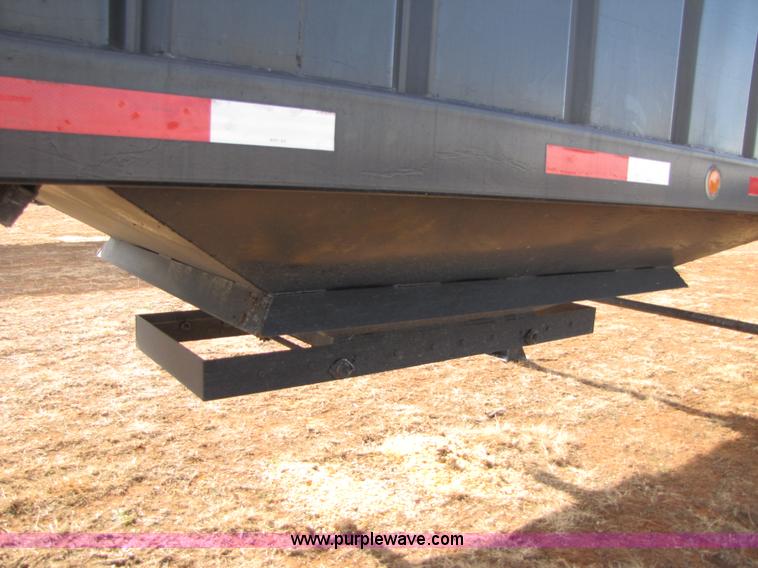 image for item B2146 2010 Genuine 32' dual hopper grain trailer