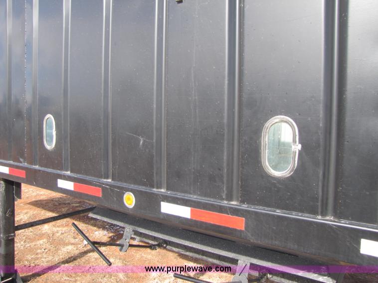 image for item B2146 2010 Genuine 32' dual hopper grain trailer