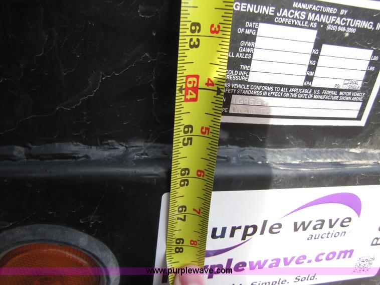 image for item B2146 2010 Genuine 32' dual hopper grain trailer