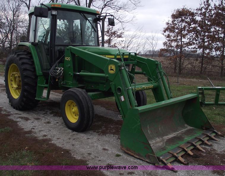 image for item C5925 2002 John Deere 6405 tractor with loader
