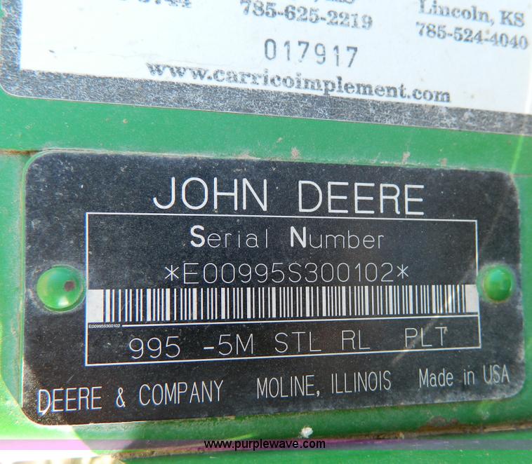 image for item D8640 2004 John Deere 4995 swather