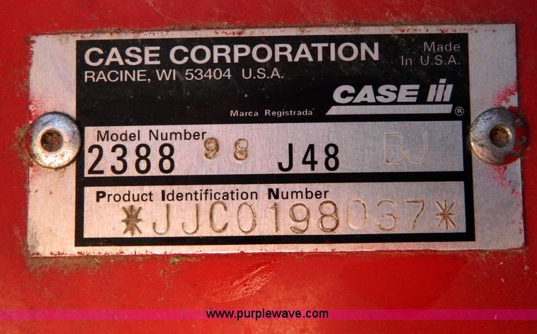 image for item D8654 1998 Case IH 2388 combine