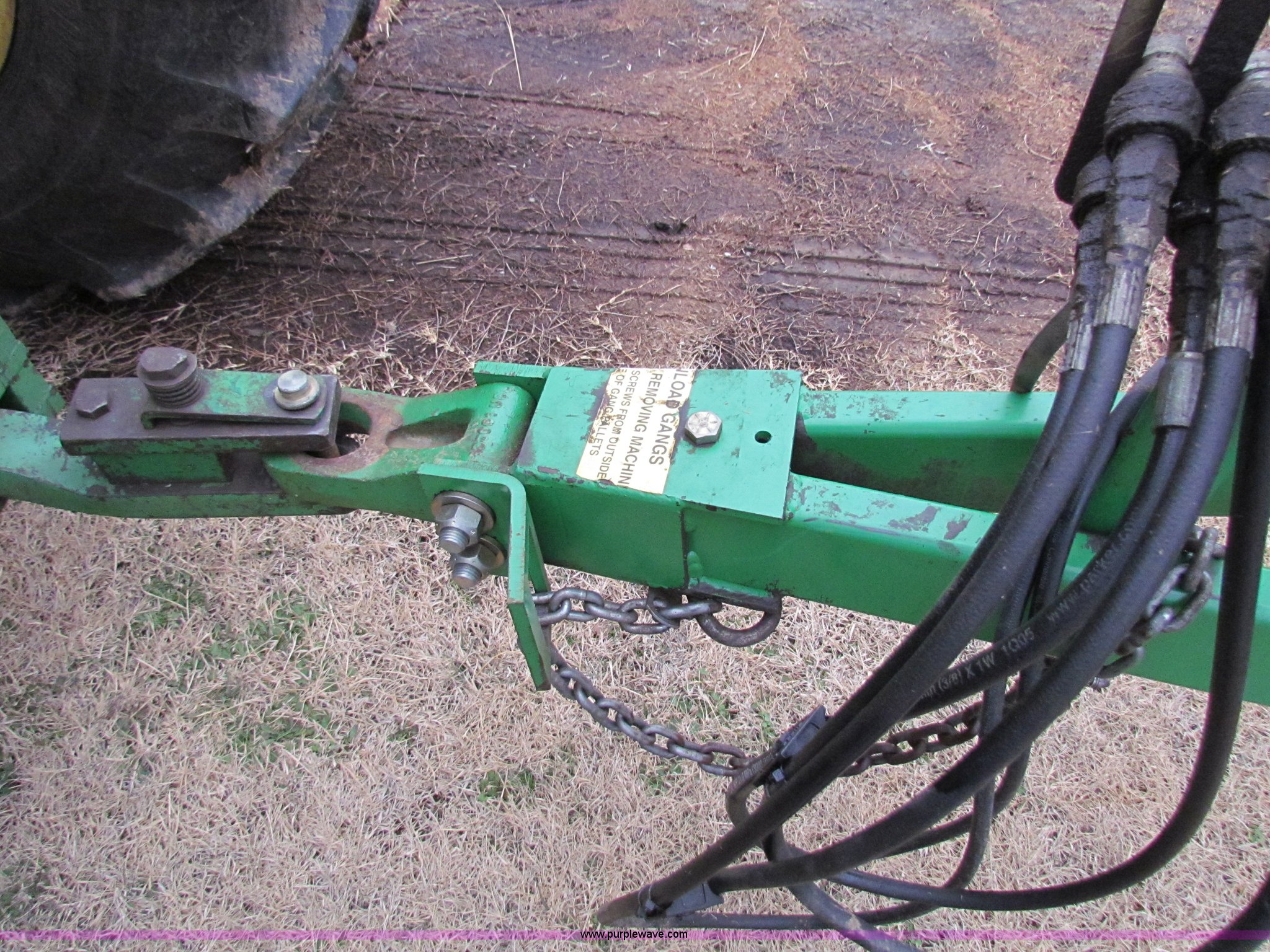 John Deere 637 rock disk in Blackwell, OK Item B7038 sold Purple Wave