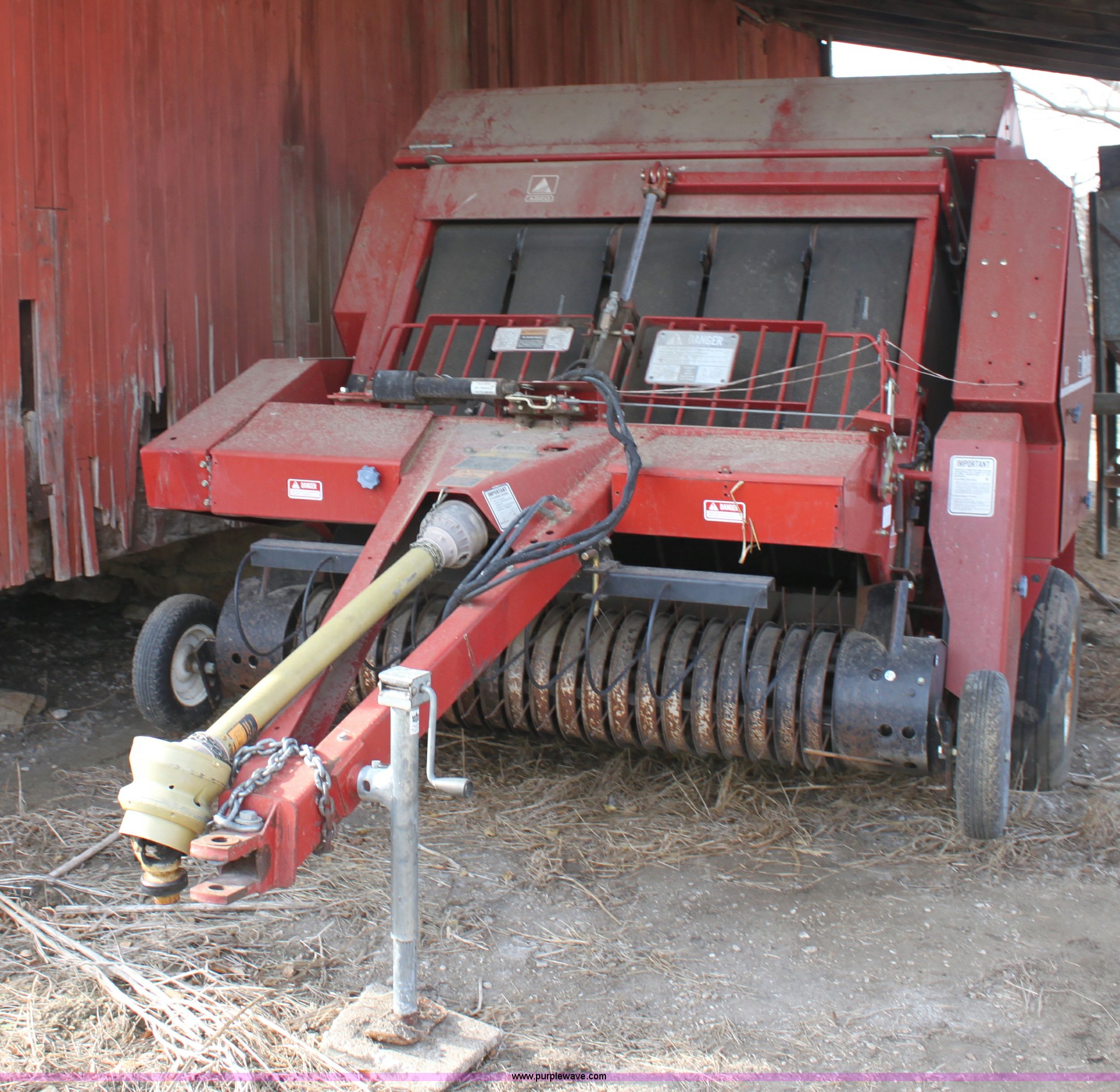 AGCO New Idea 4845 round baler in Cottonwood Falls, KS Item B8719