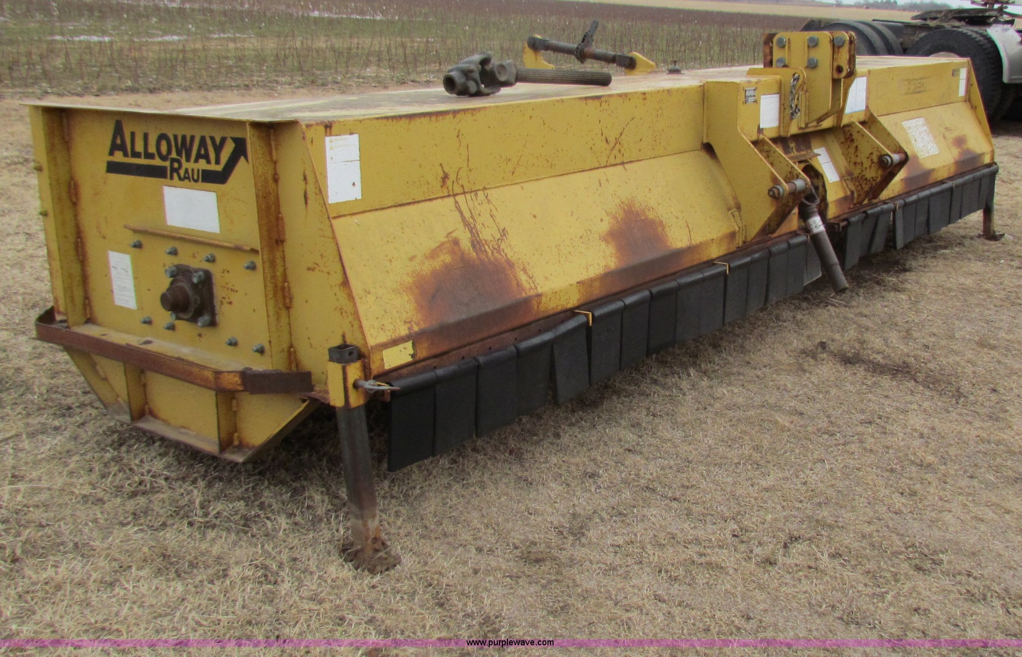 Alloway Rau 15' flail shredder in Oxford, KS Item D9169 sold Purple