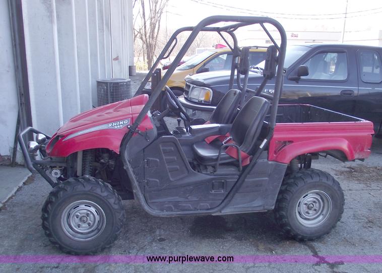 image for item A1656 2007 Yamaha Rhino 660