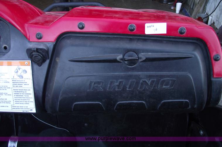 image for item A1656 2007 Yamaha Rhino 660