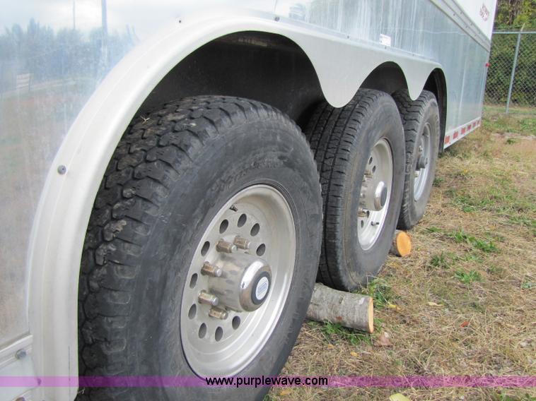 image for item A5012 2003 Haulmark triple axle enclosed trailer