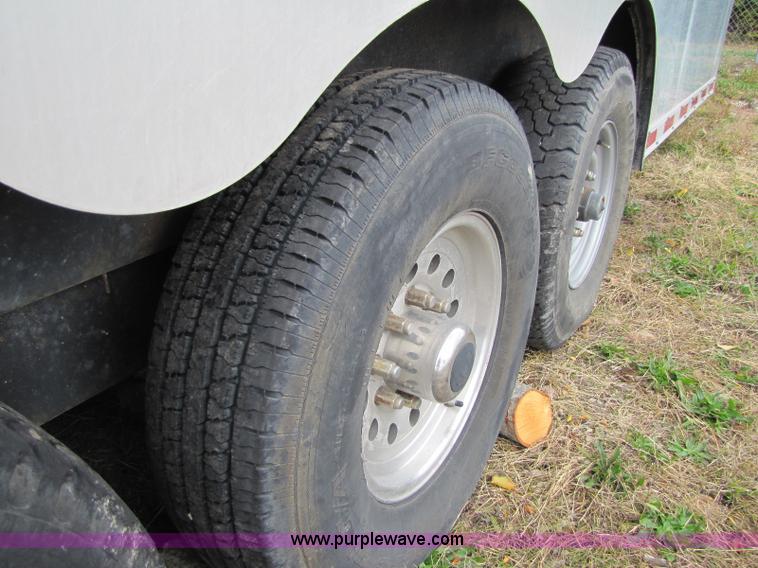 image for item A5012 2003 Haulmark triple axle enclosed trailer