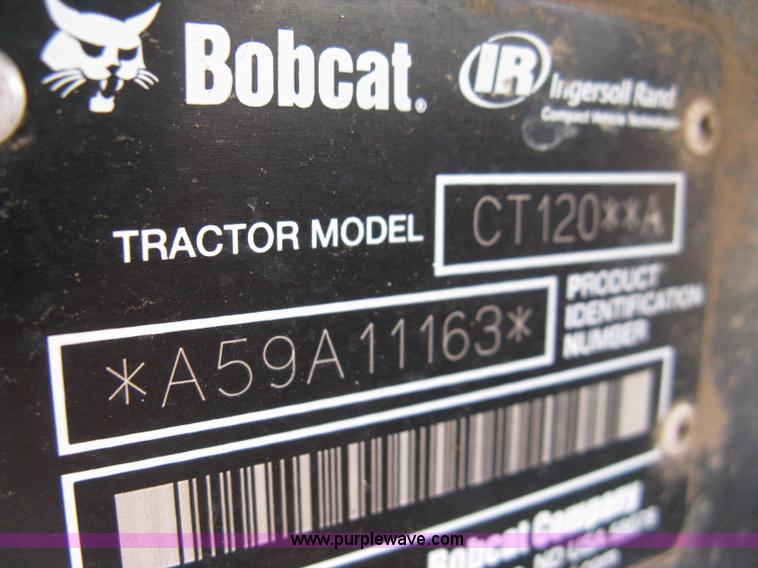 image for item A6012 2008 Bobcat CT120 FWA compact tractor