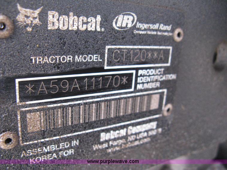 image for item A6013 2008 Bobcat CT120 FWA compact tractor