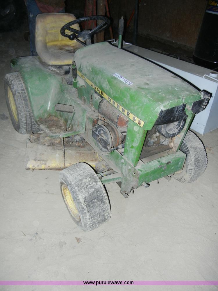 image for item B9486 John Deere 110 lawn mower